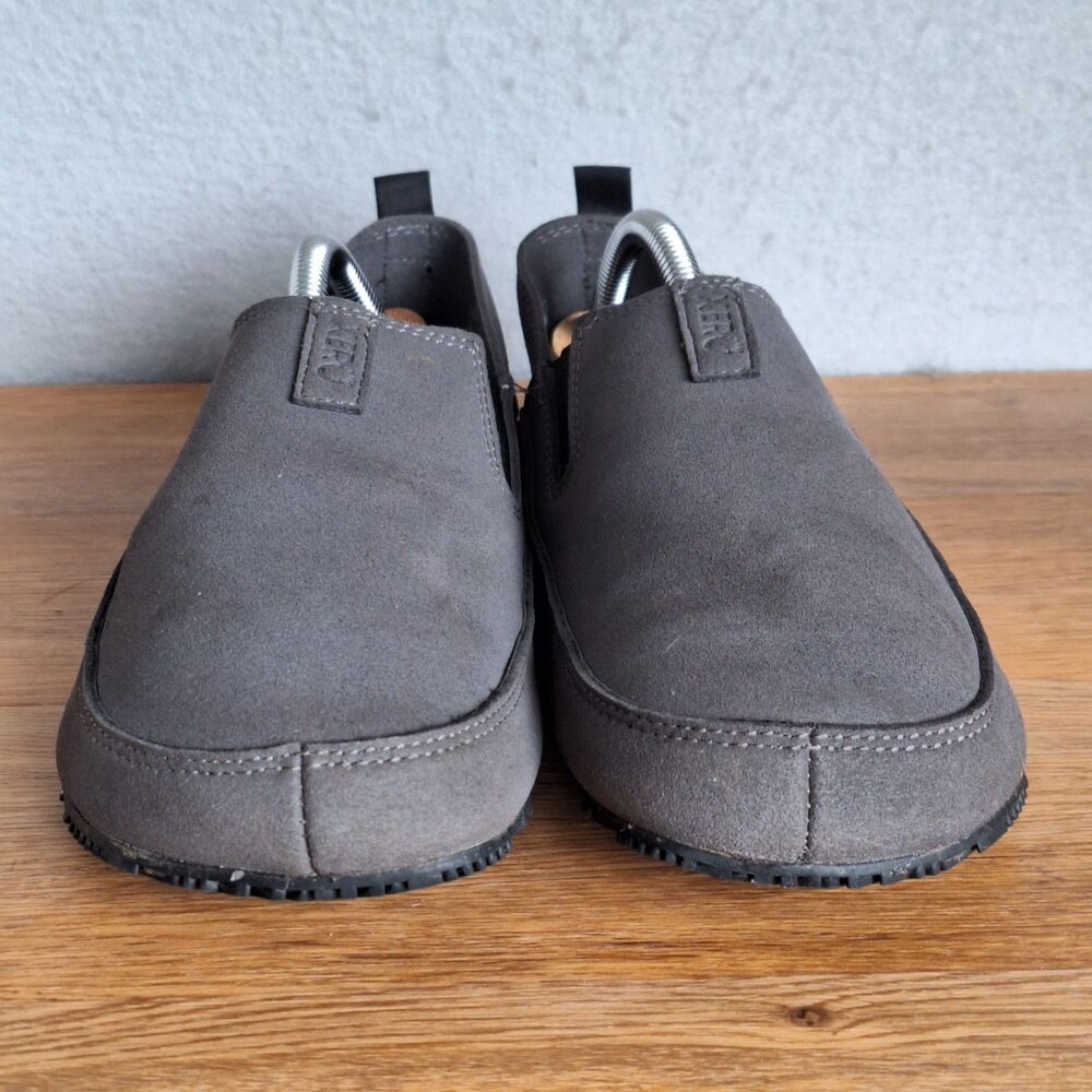 Xero Shoes Sunrise Loafers Men 7.5 Gray Canvas Slip On Minimalist Barefoot - Picture 2 of 13